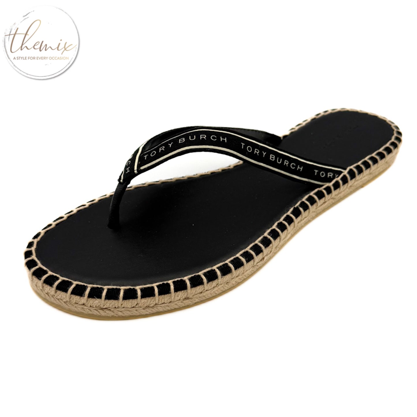 Tory Burch Tory Ribbon Thong Flip Flops