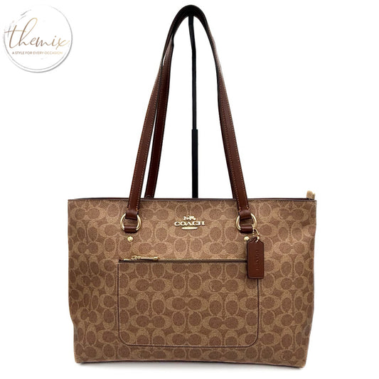 COACH Station Tote Bag In Signature Canvas