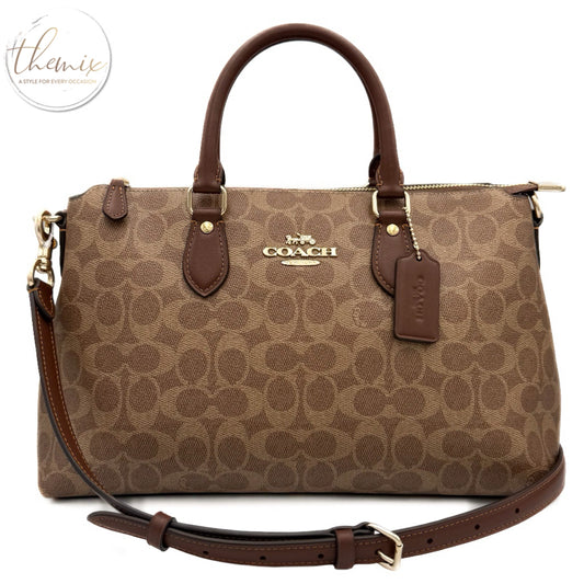 COACH Georgia Satchel In Signature Canvas