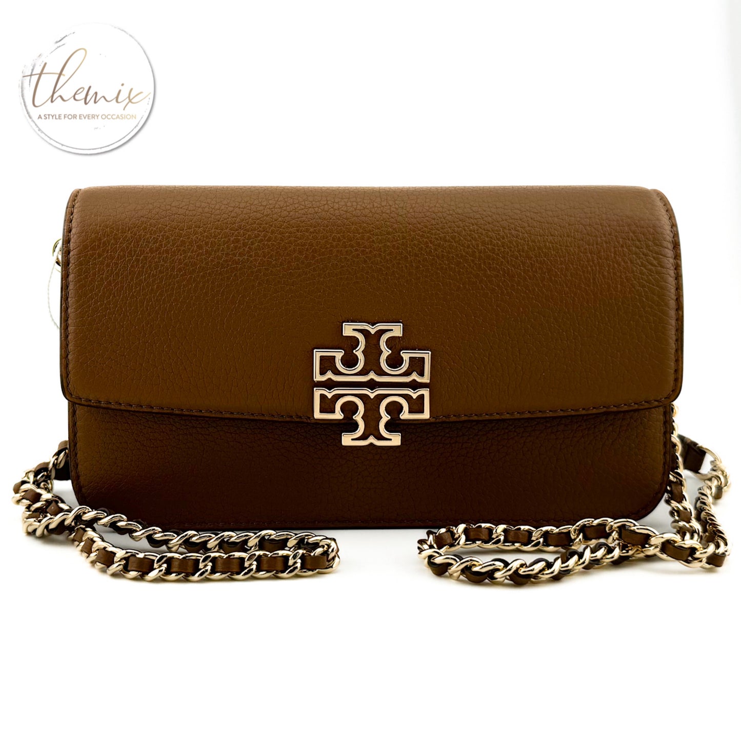 Tory Burch Britten Chain Wallet W. Wristlet