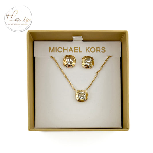 Michael Kors Necklace and Earring Set