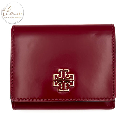 Tory Burch Britten Smooth Compact Wallet