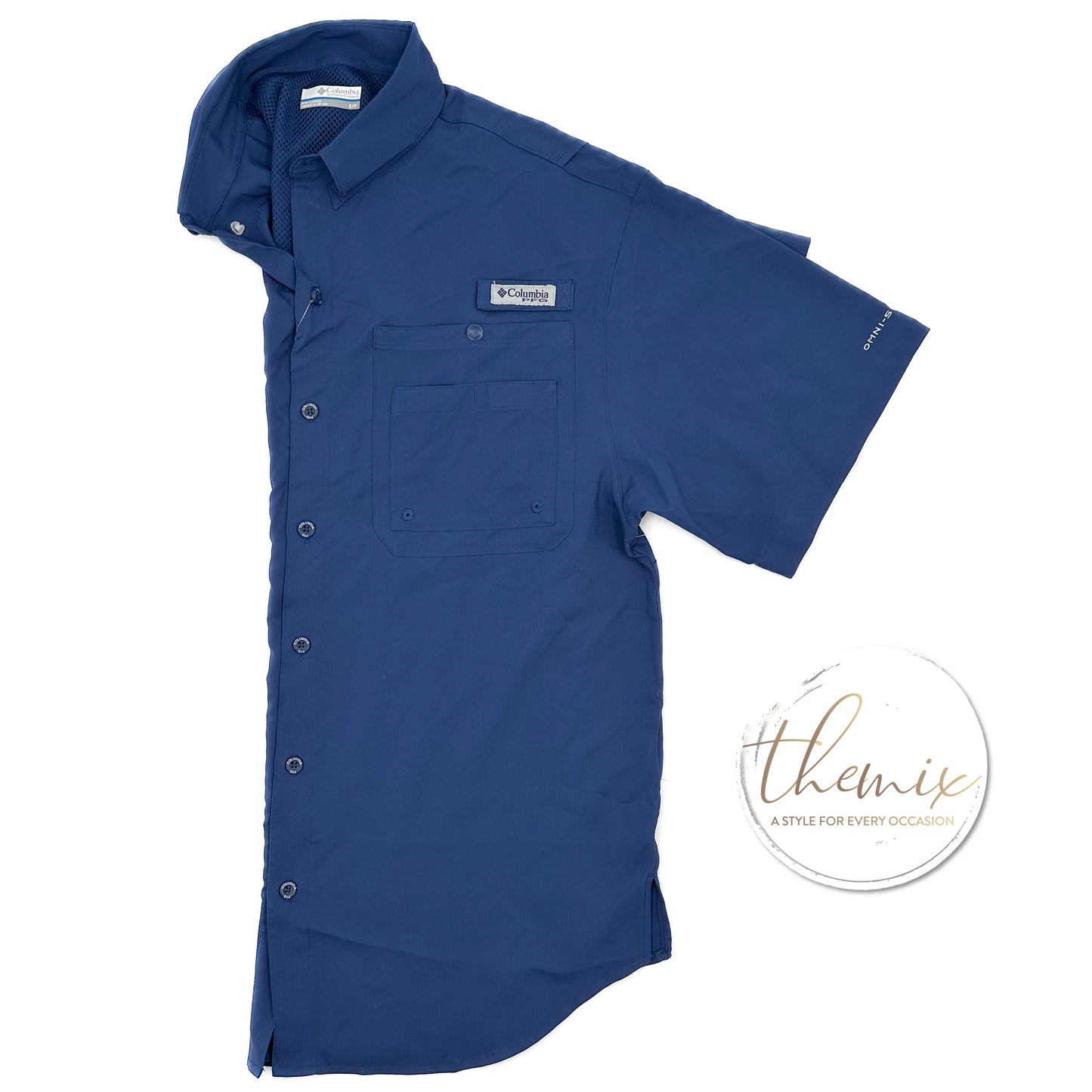 Columbia Male Crystal Springs PFG SS  Shirt