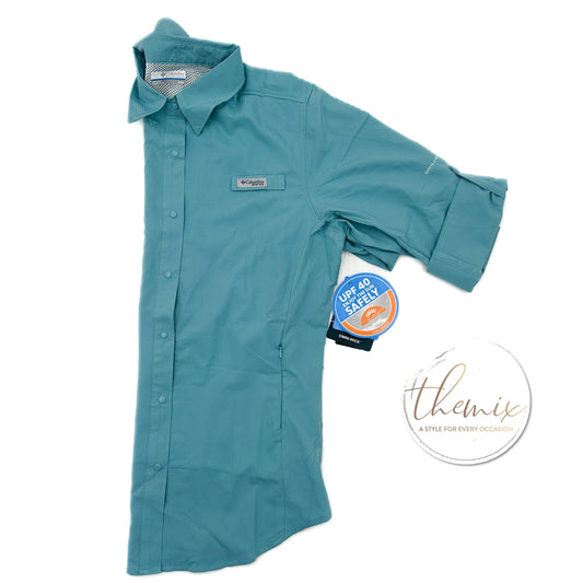 Columbia Female Crystal Springs PFG LS Button Shirt