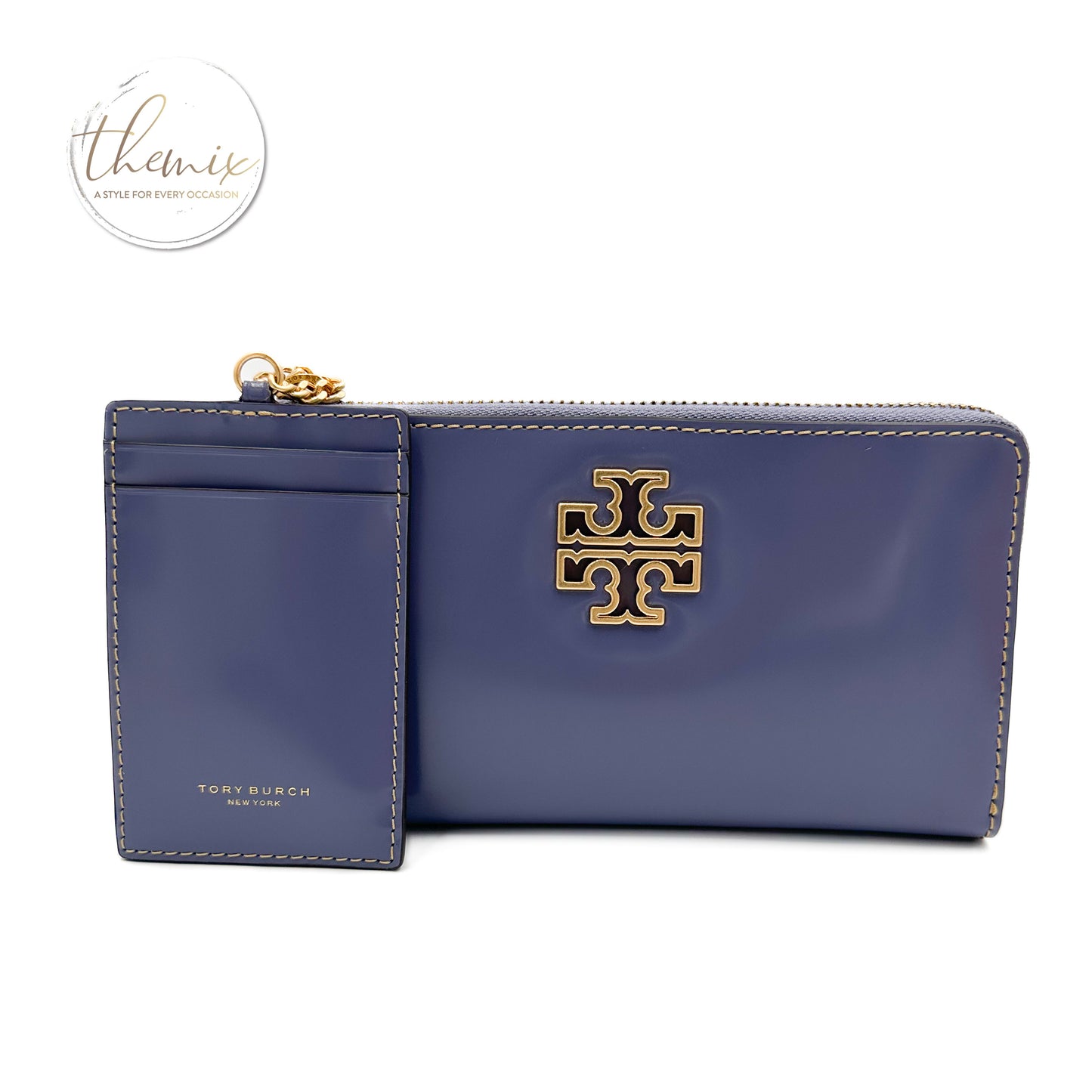 Tory Burch Britten Zip Continental Wallet