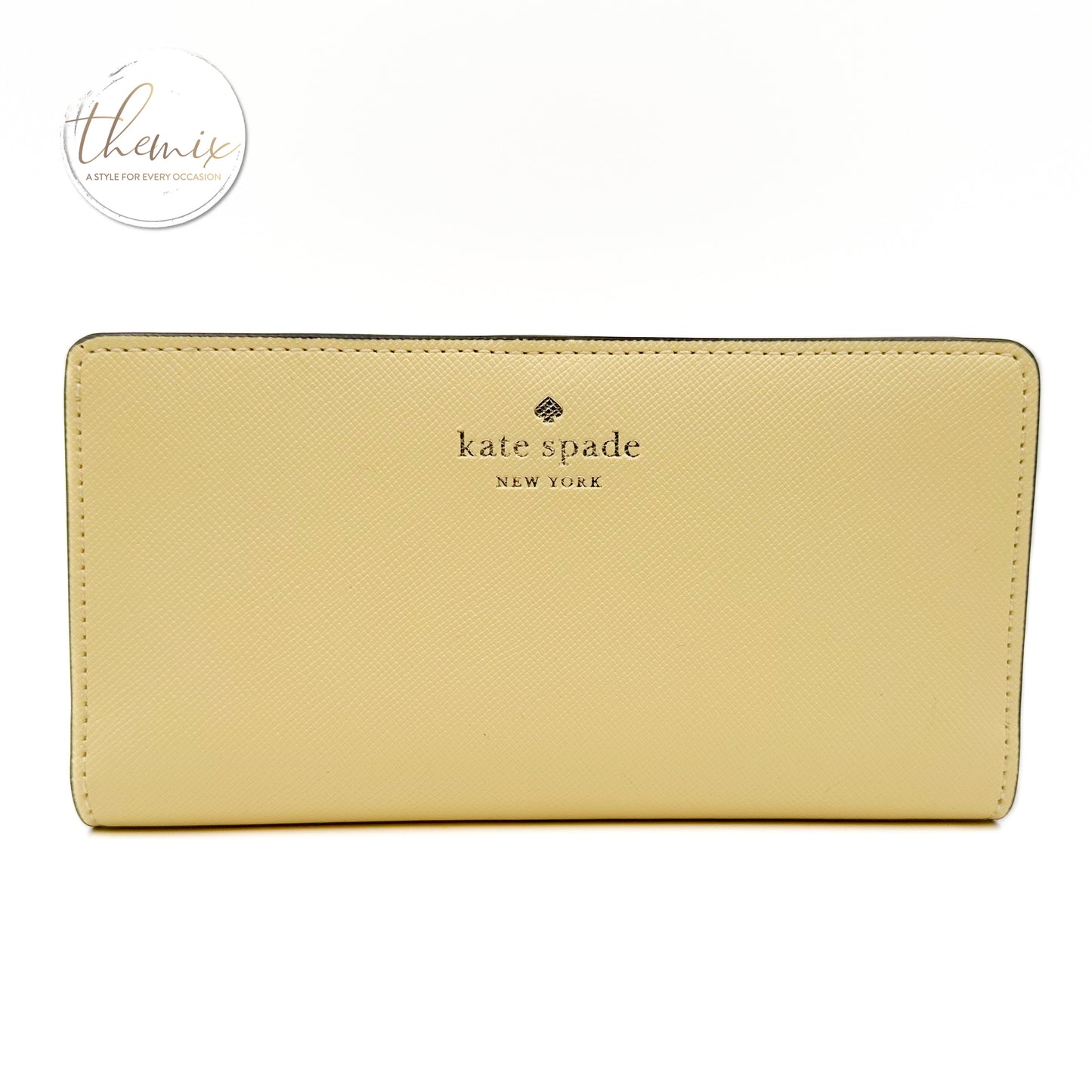 Kate Spade Dana Saffiano PVC Large Slim Wallet