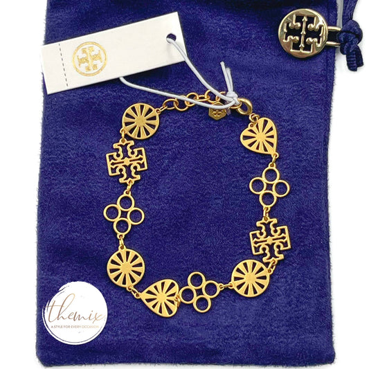 Tory Burch Britten Cut Out Bracelet