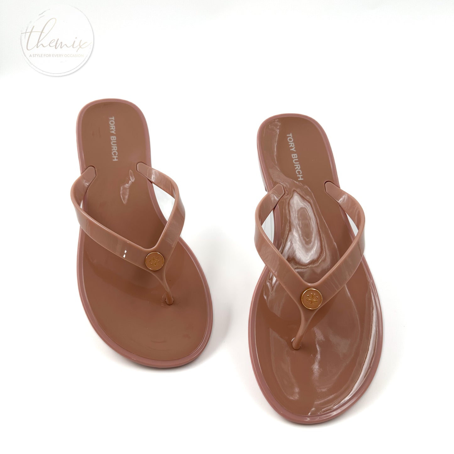 Tory Burch Studded Jelly Thong Sandals