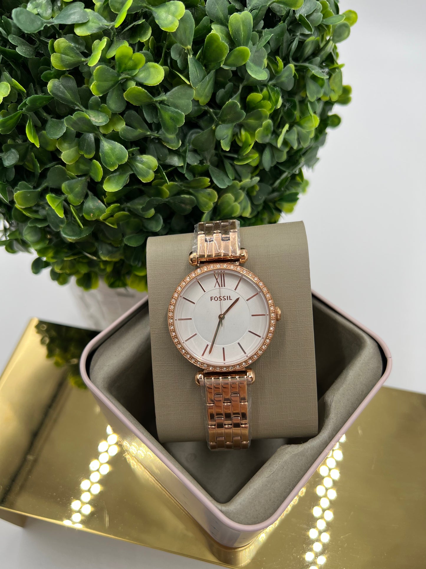 Fossil Rose Gold Female Watch BQ3497